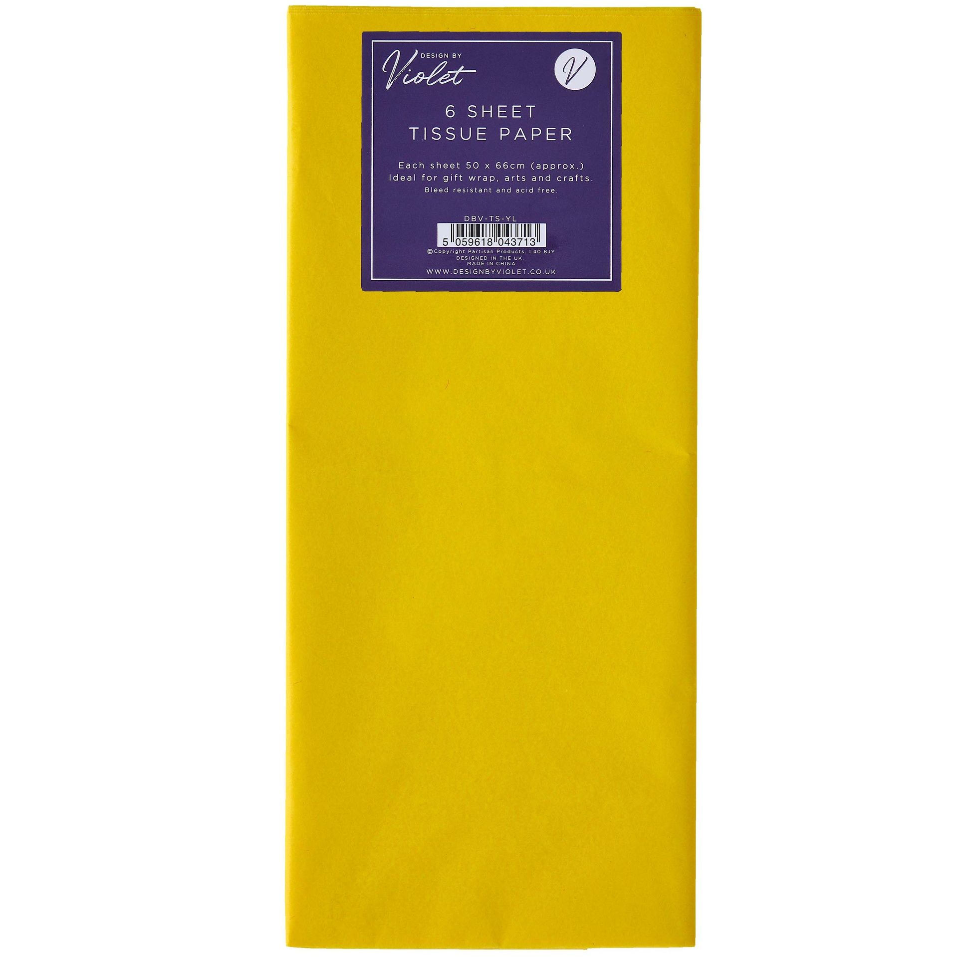 Silkkipaperi Partisan - Yellow