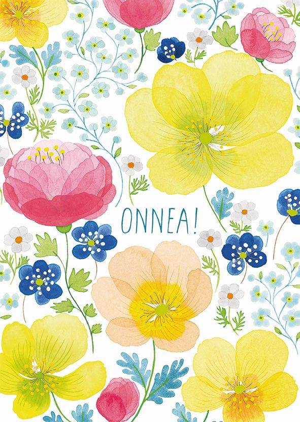 Postikortti Anna Emilia - Onnea!