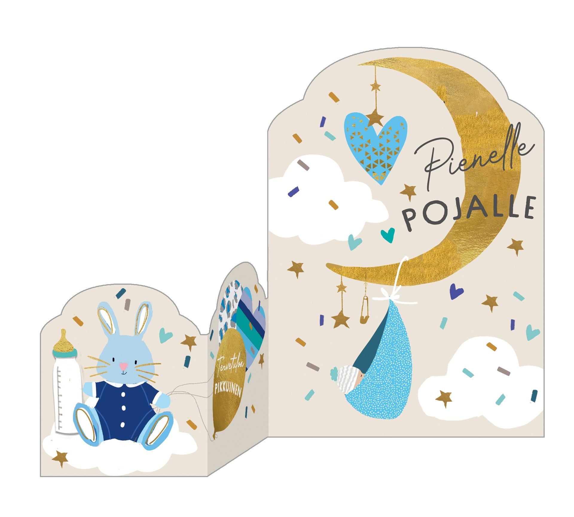 2-osainen kortti Hammond Gower - Pienelle pojalle