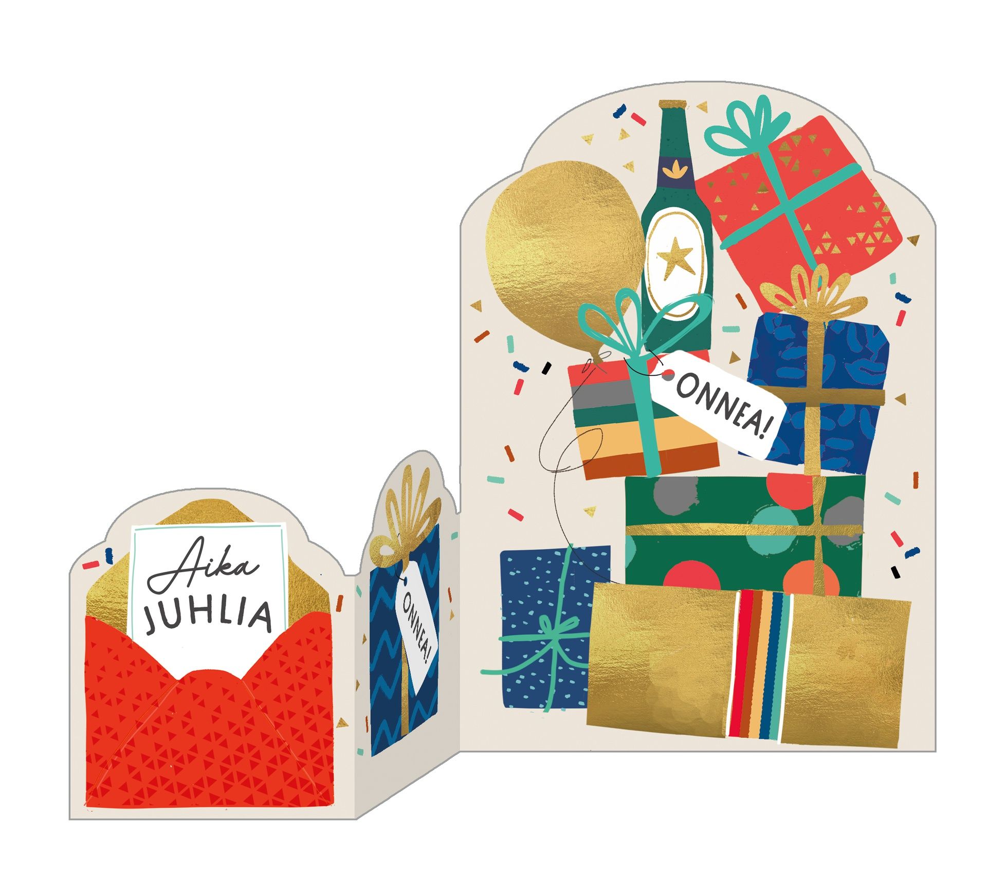 2-osainen kortti Hammond Gower - Aika juhlia!