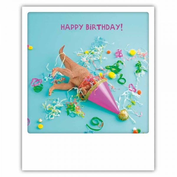 Postikortti Pickmotion - Dino, Happy Birthday