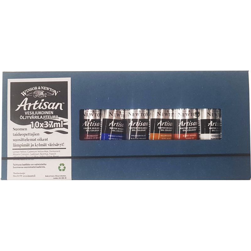 WN Artisan 10x37ml - Suomen Värisävyt !, Vesiliukoinen öljyvärilajitelma FIAR10