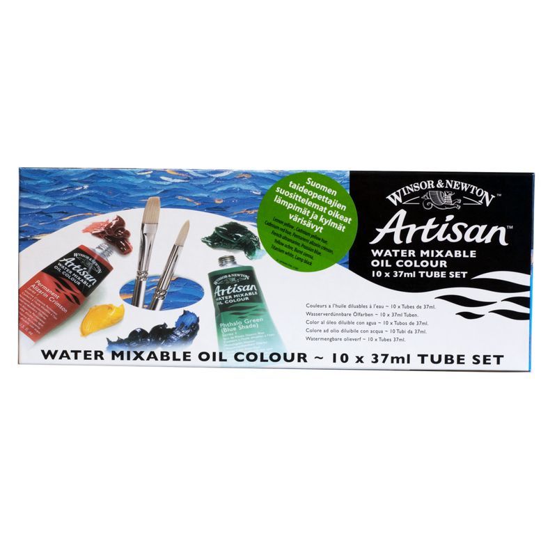 WN Artisan 10x37ml - Suomen Värisävyt !, Vesiliukoinen öljyvärilajitelma FIAR10