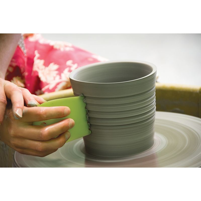 Princeton Wedge kuviointikampa No 3 Vihreä, silikonia