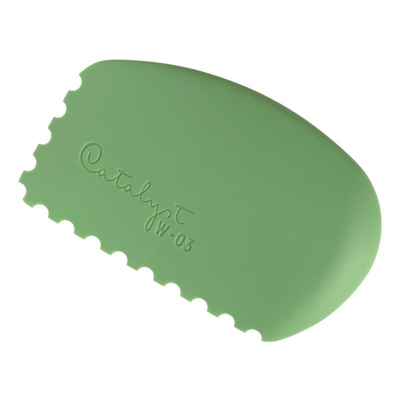 Princeton Wedge kuviointikampa No 3 Vihreä, silikonia