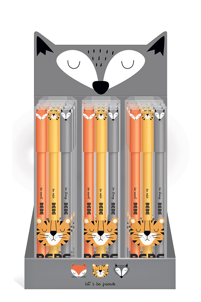 Mustekynäsetti 3 kpl Interdruk - Bebe Wild