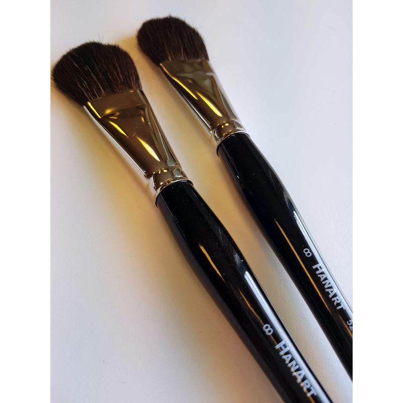 HanArt 520-08 poninkarvasivellin laveeraus L38xP40, lyhyt varsi