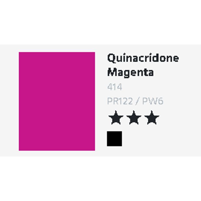 T DR Aquafine Gouache 414 15ml Quinacridone Magent