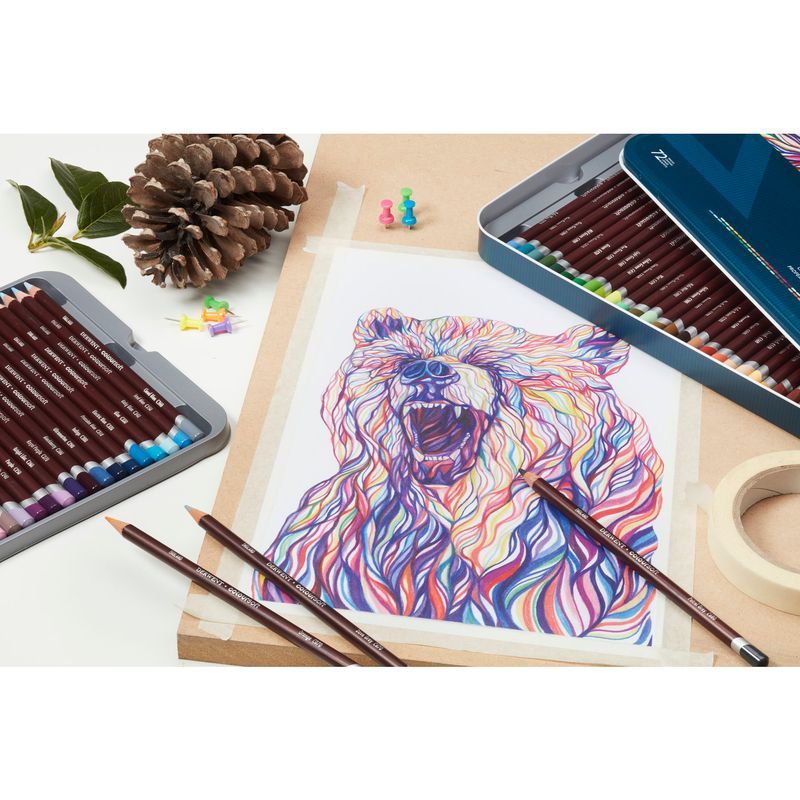 Derwent Coloursoft 24 värikynälajitelma