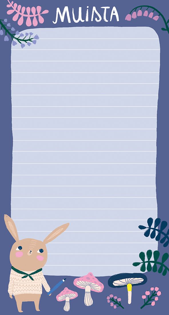 Tehtävälista Putinki Mallius - Kotimetsä, muista