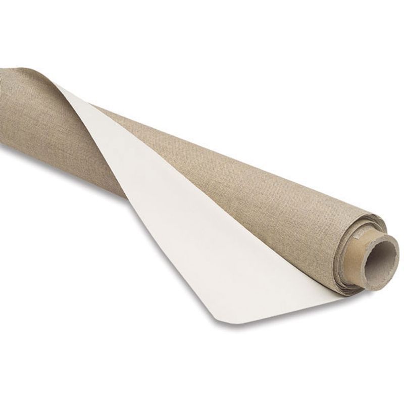 HanArt 511 Pellava 100% 380g 210cm x 10m (10), pohjustettu sileä maalauskangas