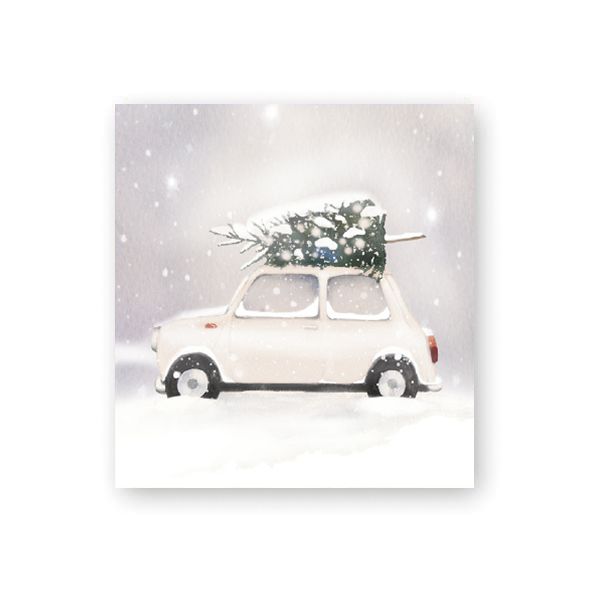 Pakettikortti joulu Putinki Henna Adel - Jouluauto