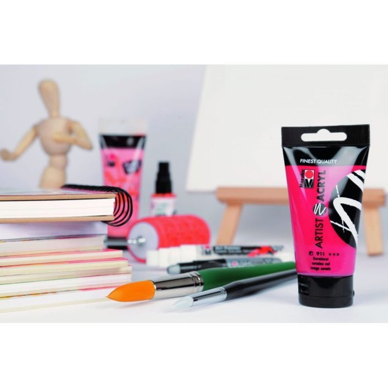 Marabu Artist Acryl 500ml, 970 titanium white, 0