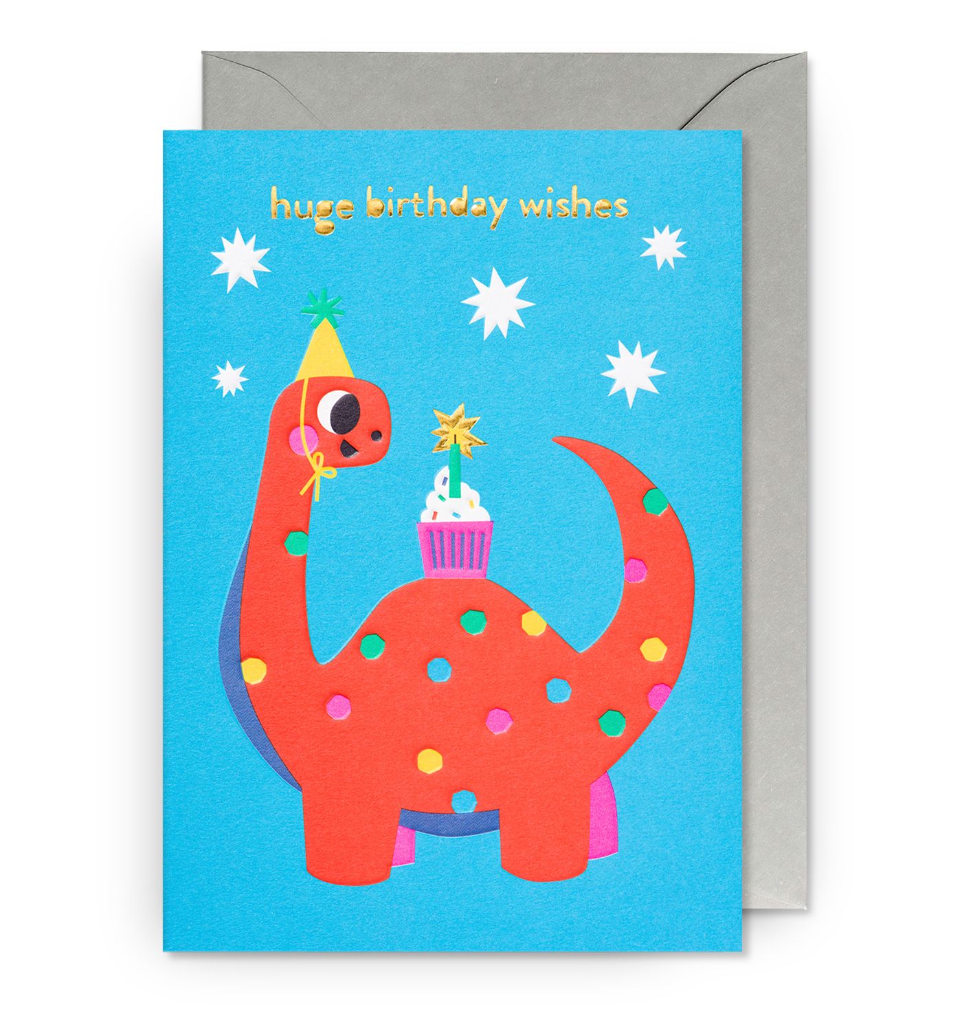 2-osainen kortti Lagom - Huge Birthday Wishes