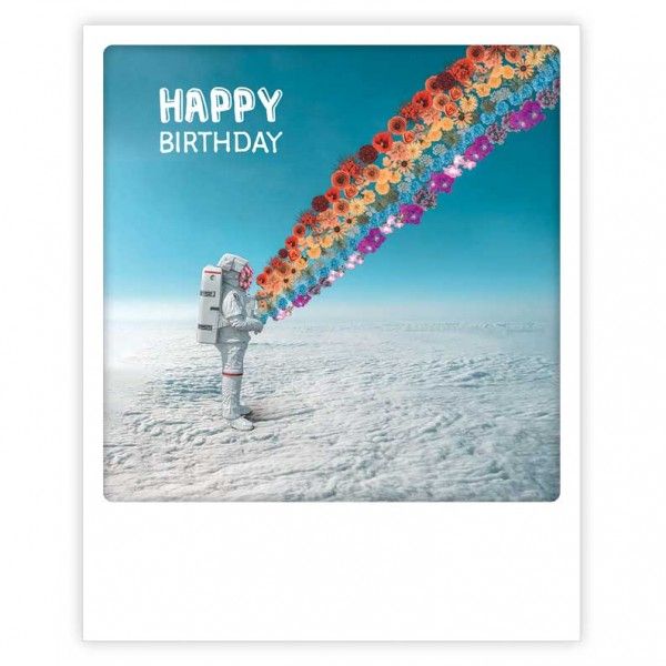 Postikortti Pickmotion - Happy Birthday, astronautti