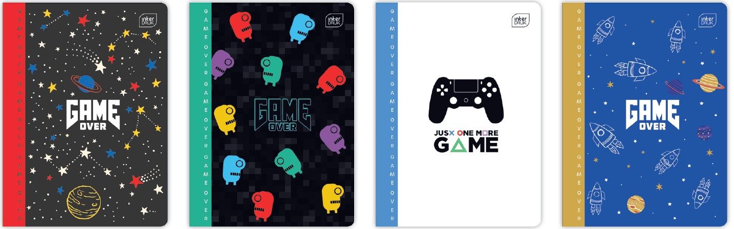 Vihko A5 Interdruk - Game Over lajitelma