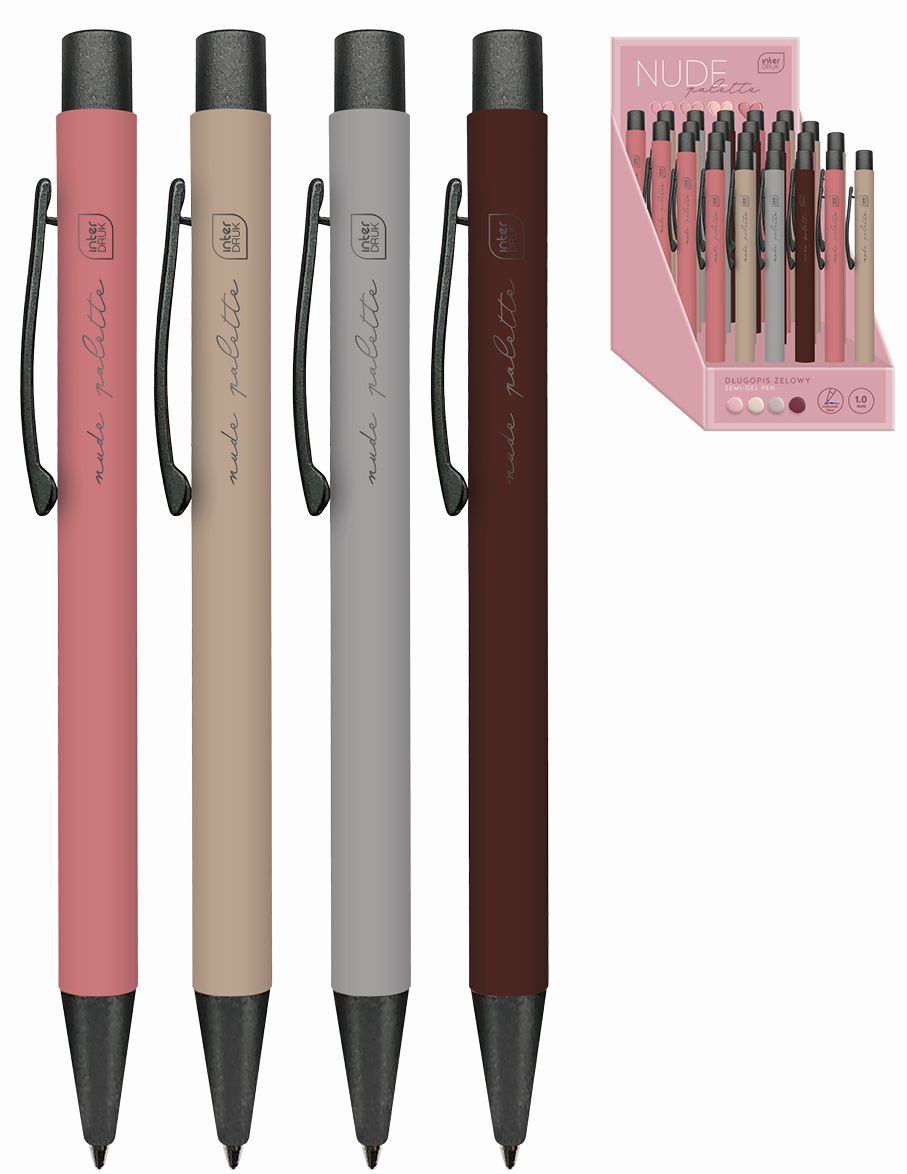 Kuulakärkikynä Interdruk - Nude lajitelma