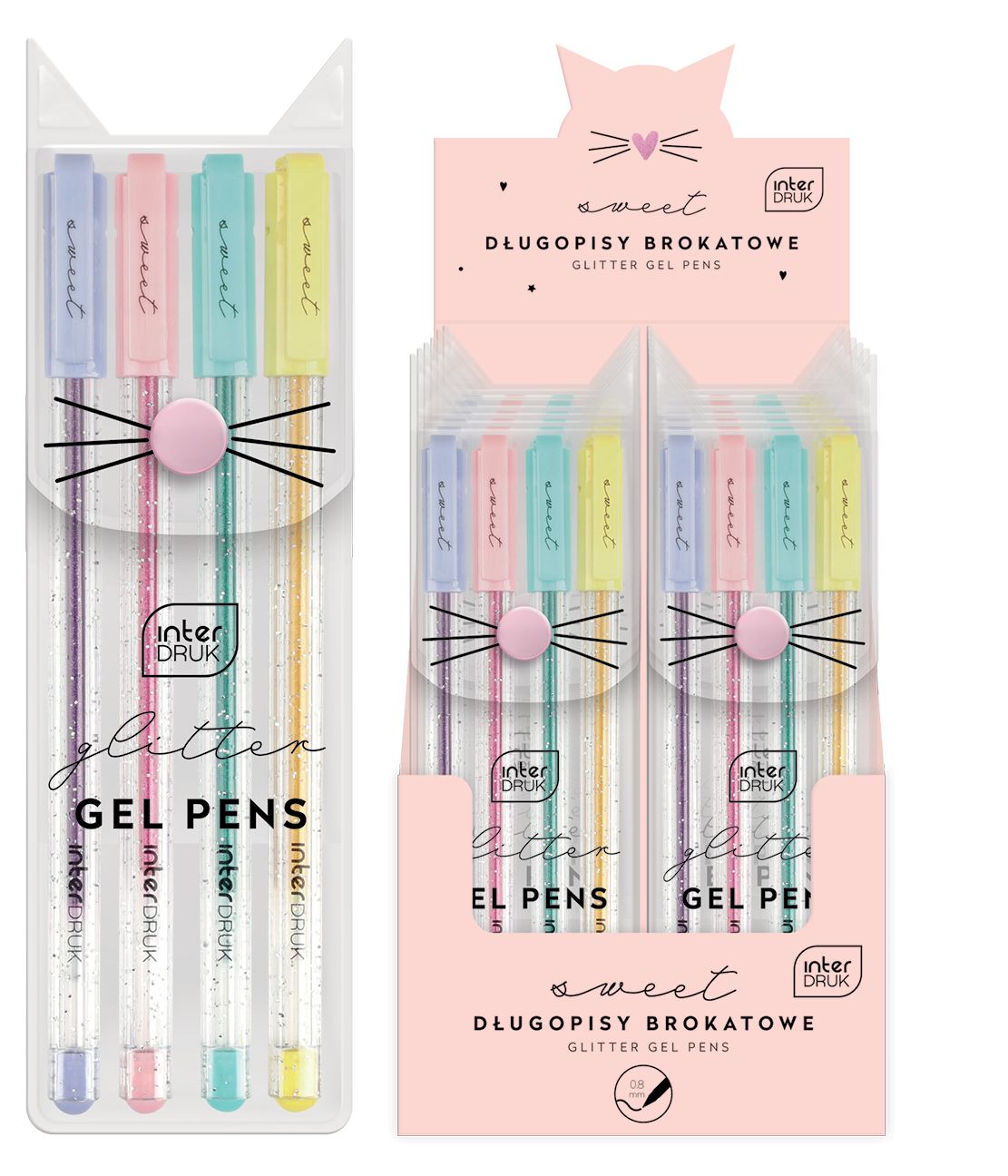 Geelikynäsetti Paper Poetry - Sweet Glitter