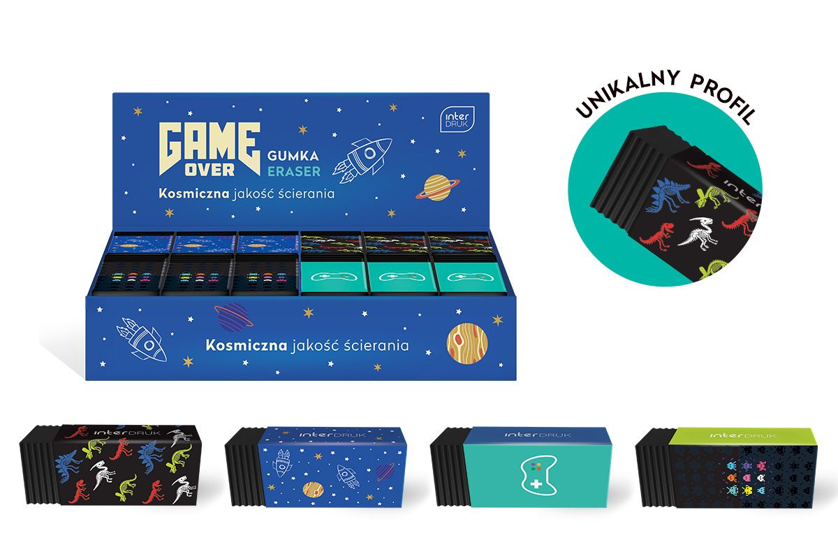 Pyyhekumi Interdruk - Game Over lajitelma