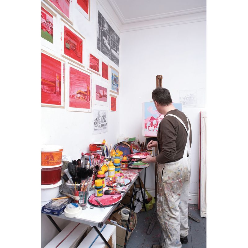 WN Galeria 500ml 533 Process magenta (1), 500ml akryyliväri