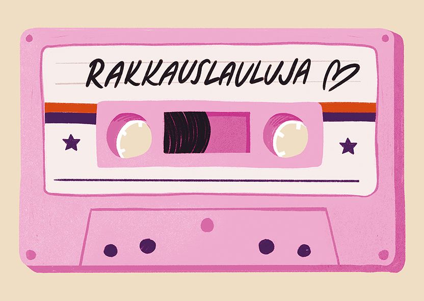 Postikortti Kaisu Sandberg - Rakkauslauluja, C-kasetti