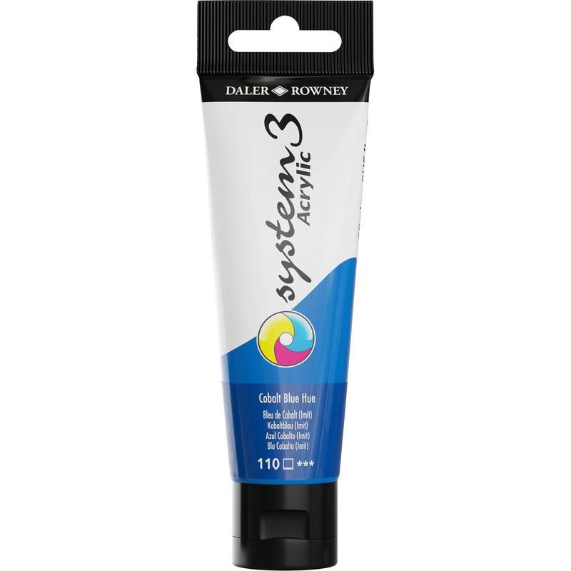 DR System 3 acrylic 59ml 544 Fluorescent Red, akryyliväri