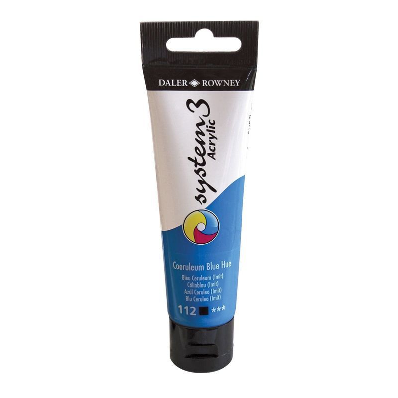 DR System 3 acrylic 59ml 544 Fluorescent Red, akryyliväri