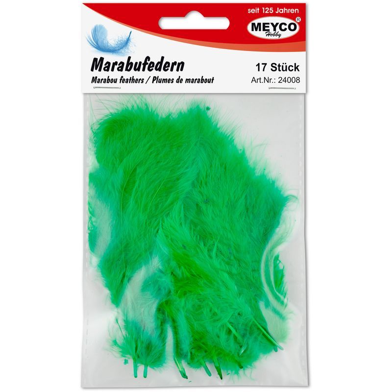 P. MEYCO Höyhen 12cm vihreä 17kpl