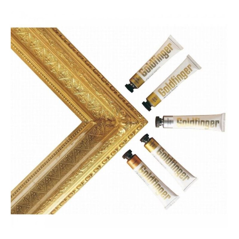 DR Goldfinger metallipasta 22ml kulta