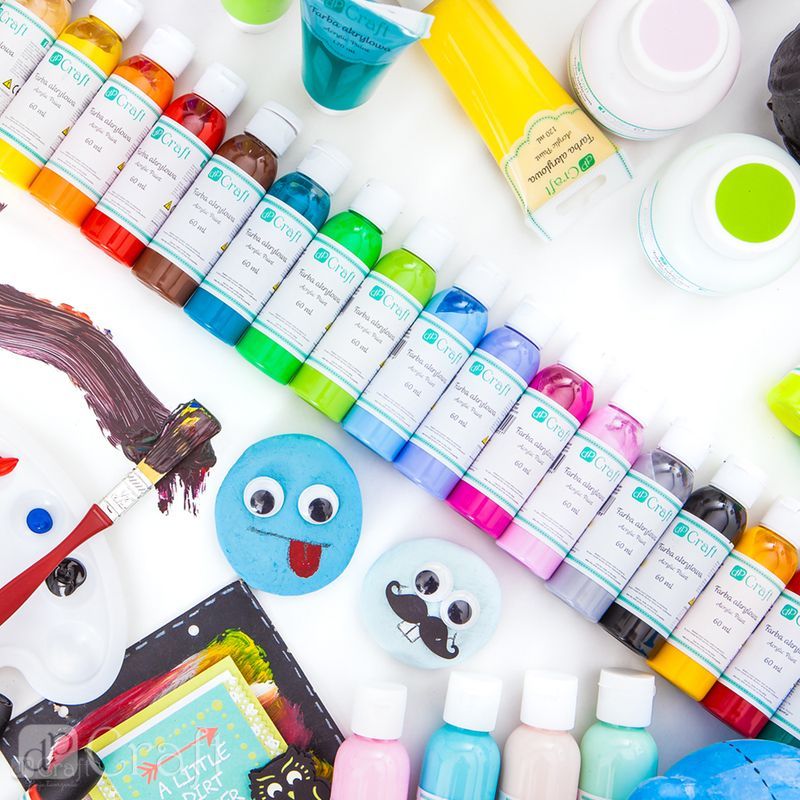 DPC Akryyliväri 60ml Turkoosi 011, Real teal