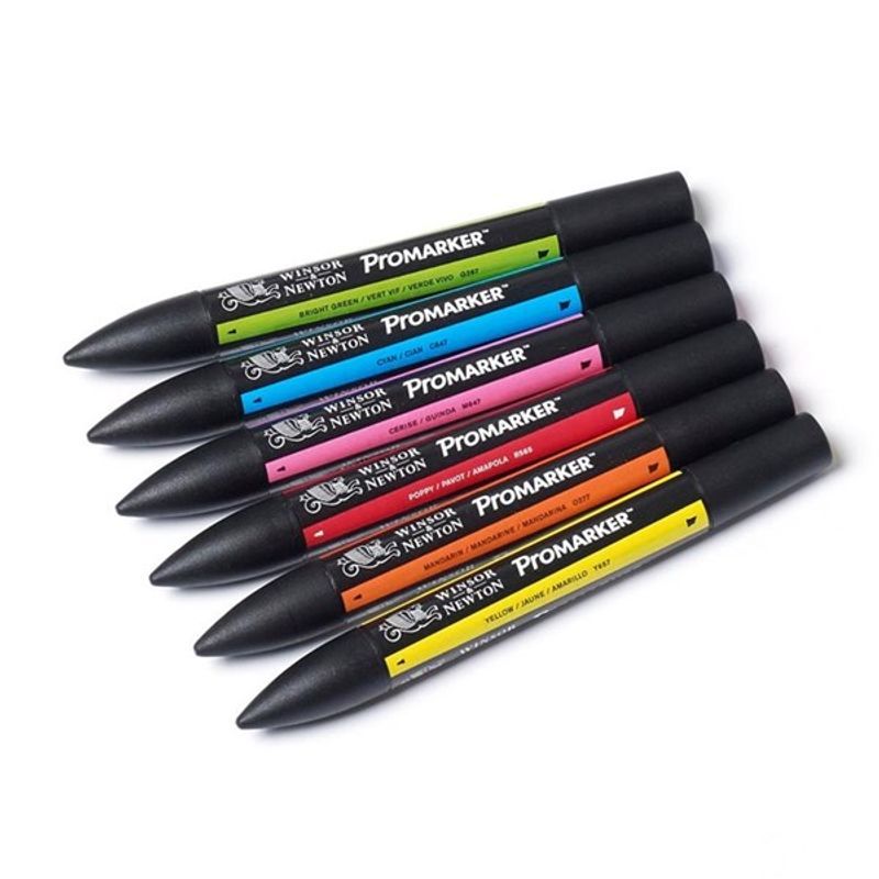 WN Promarker Vibrant tones 6-lajitelma