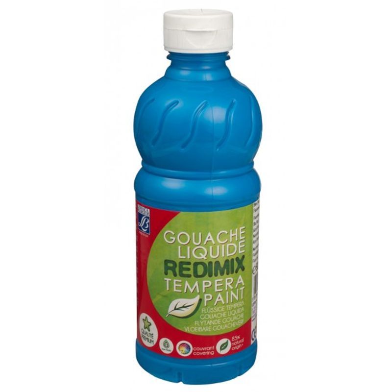 LB Redimix 500ml 083 (020) Fluorescent blue, 500ml valmisväri fluor. sininen