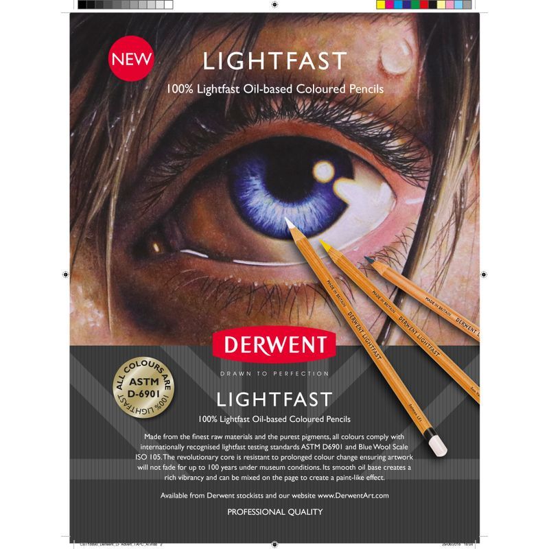 Derwent Lightfast 72 värikynälajitelma