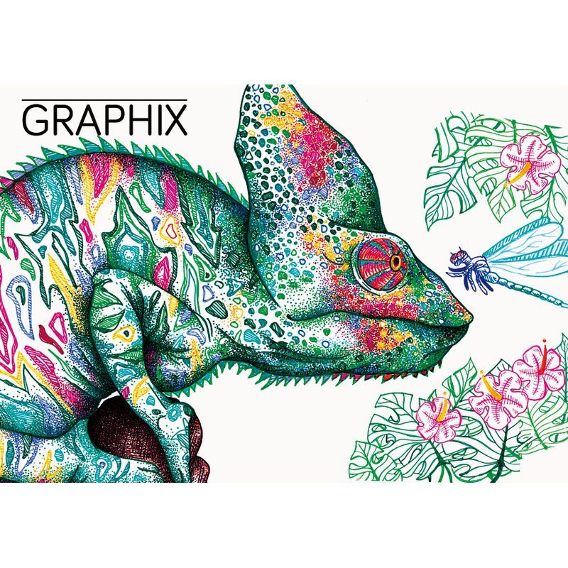 Marabu Graphix Aqua Pen 6 Make Manga, kaksipäinen akvarellitussi, sivellin ja fineliner