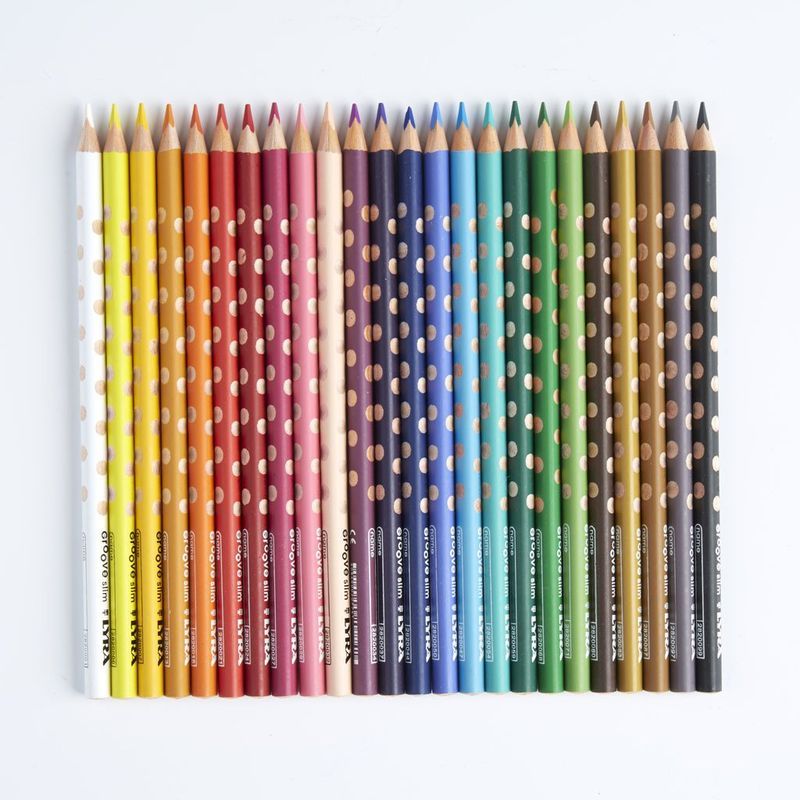 LYRA Groove Slim värikynät Schoolpack 144 kynää, puulaatikko 12 sävyä