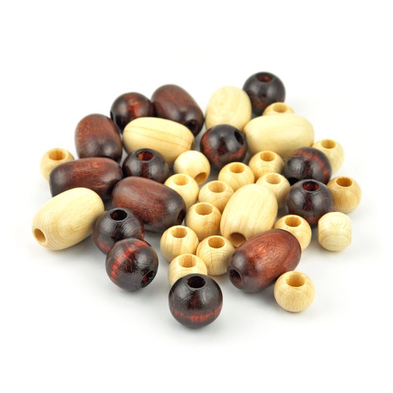 P. MEYCO Makrameehelmet ovaali 22x32mm 4kpl nature