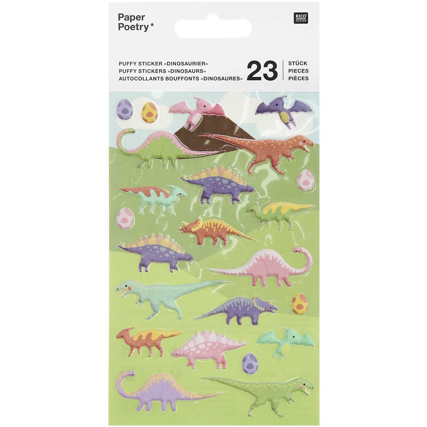 Tarrasetti Rico Design - Pehmotarrat Dinosaurukset