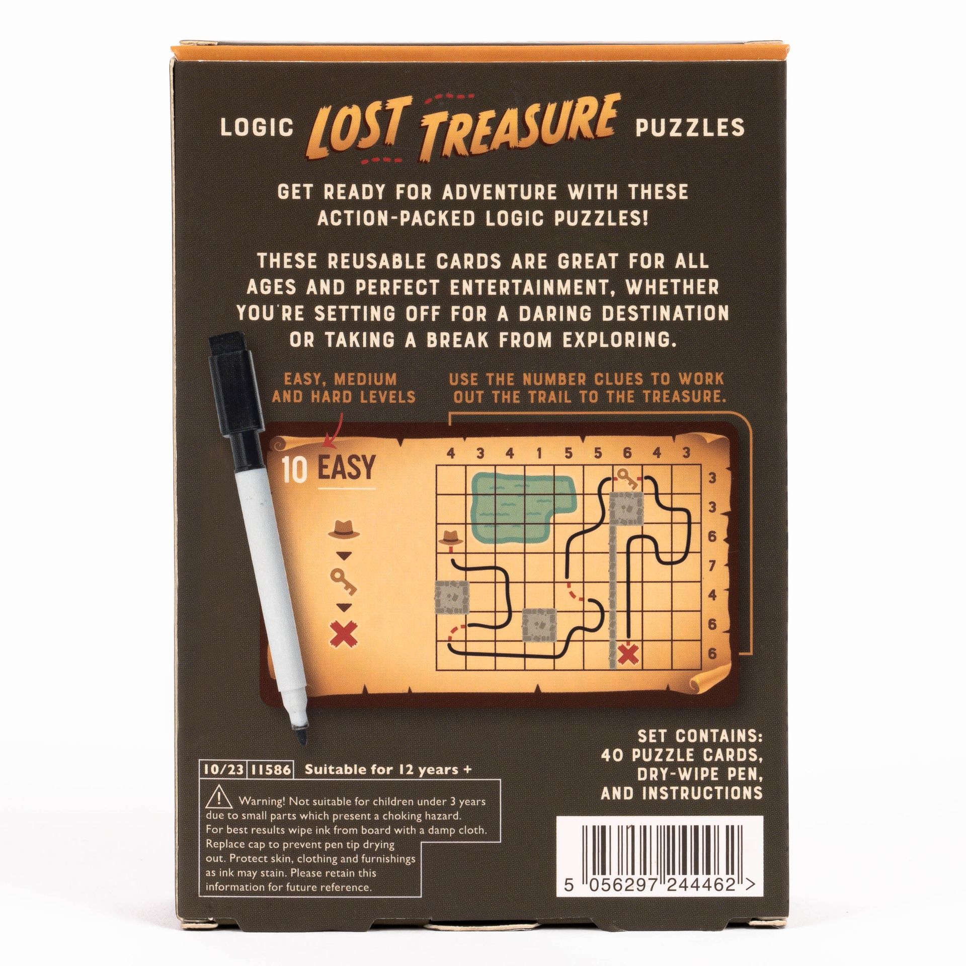 Korttipeli Professor Puzzle - Lost Treasure