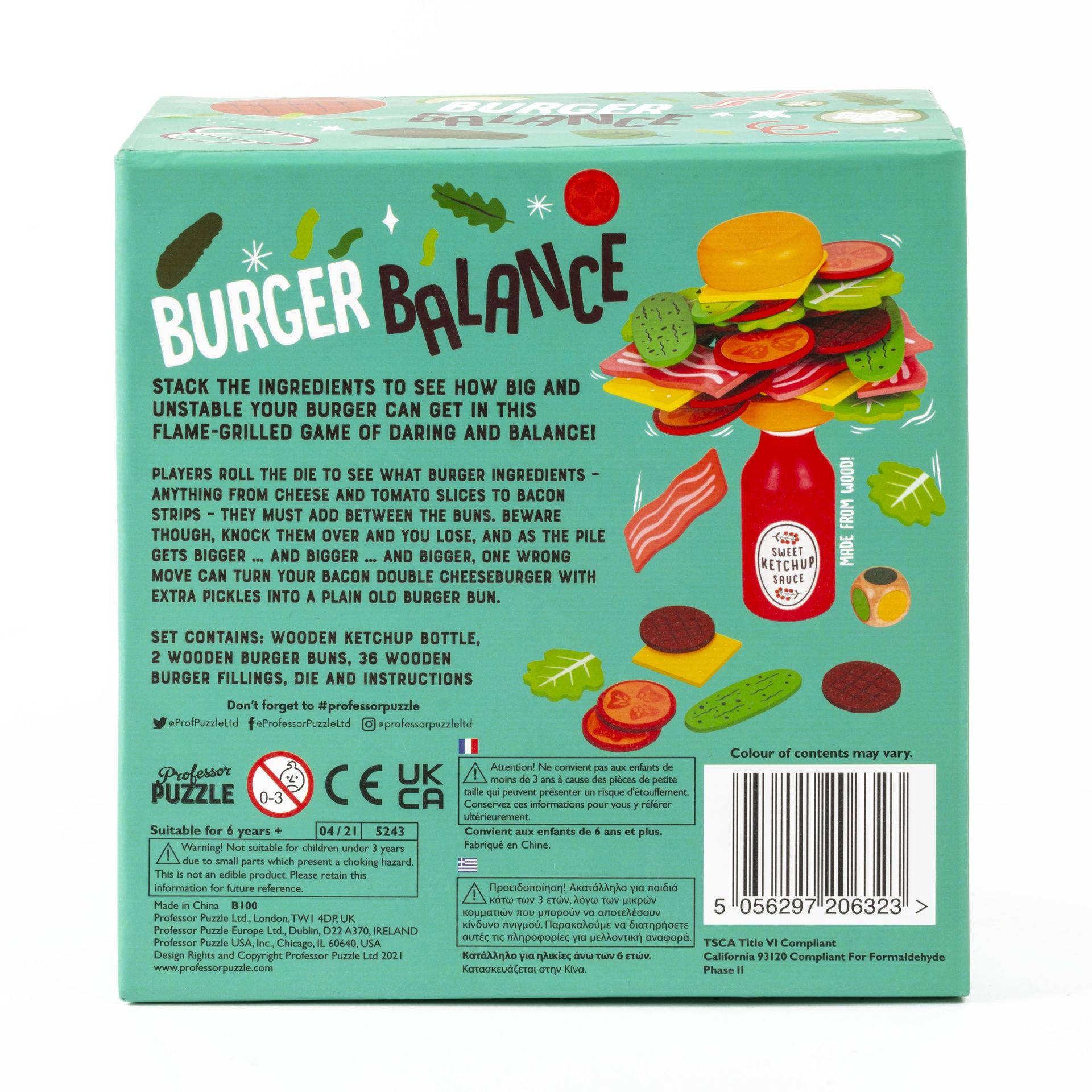 Seurapeli Professor Puzzle - Burger Balance