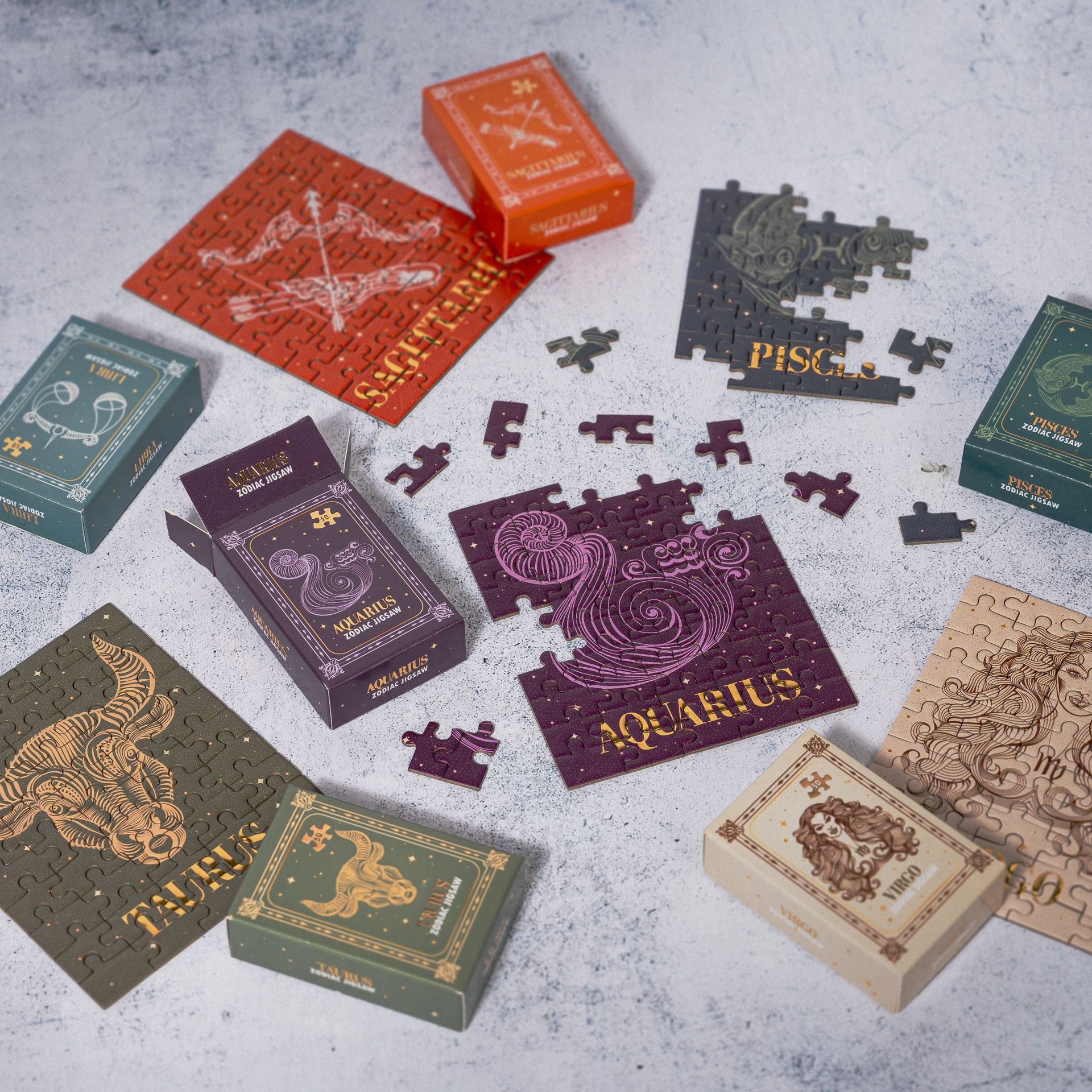 Minialapeli 50 palaa Professor Puzzle - Zodiac Signs