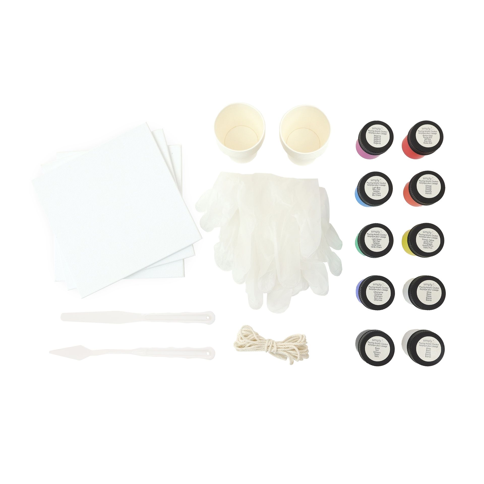 DR Simply Creative Pouringmaalaussetti