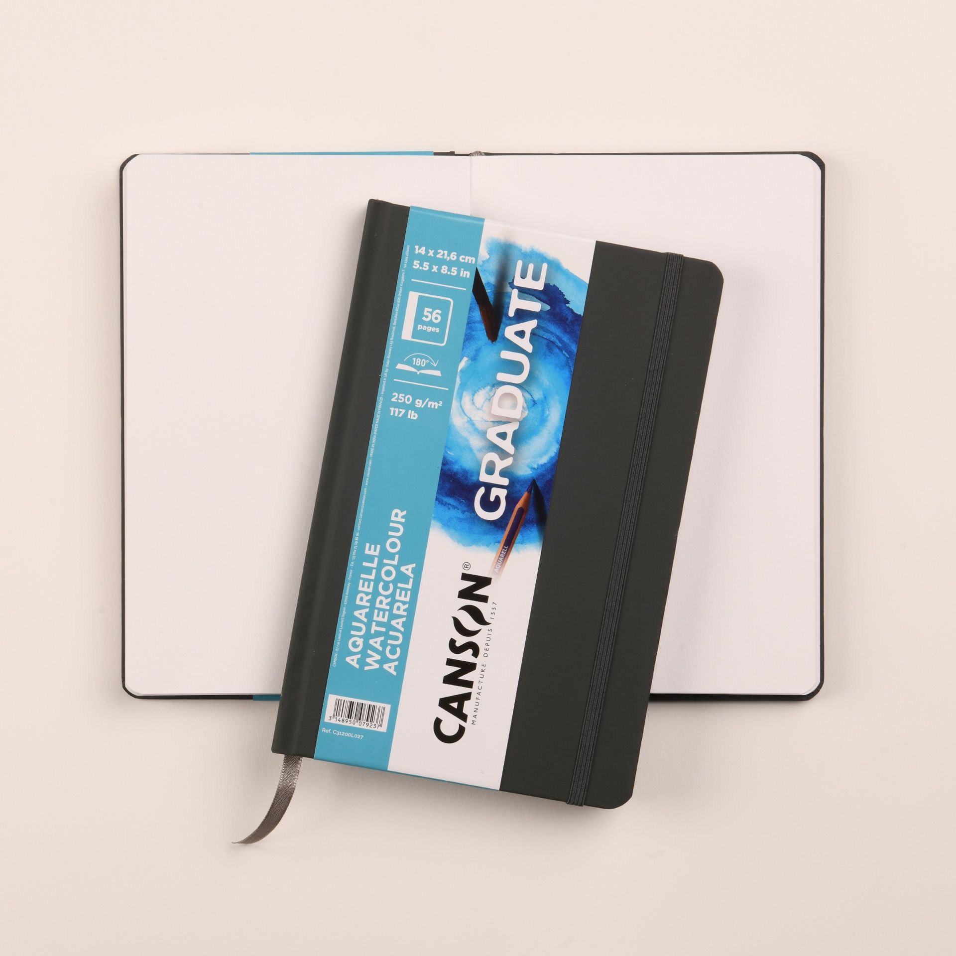 Graduate luonnoskirja Watercolor 14x21,6cm 250g(56