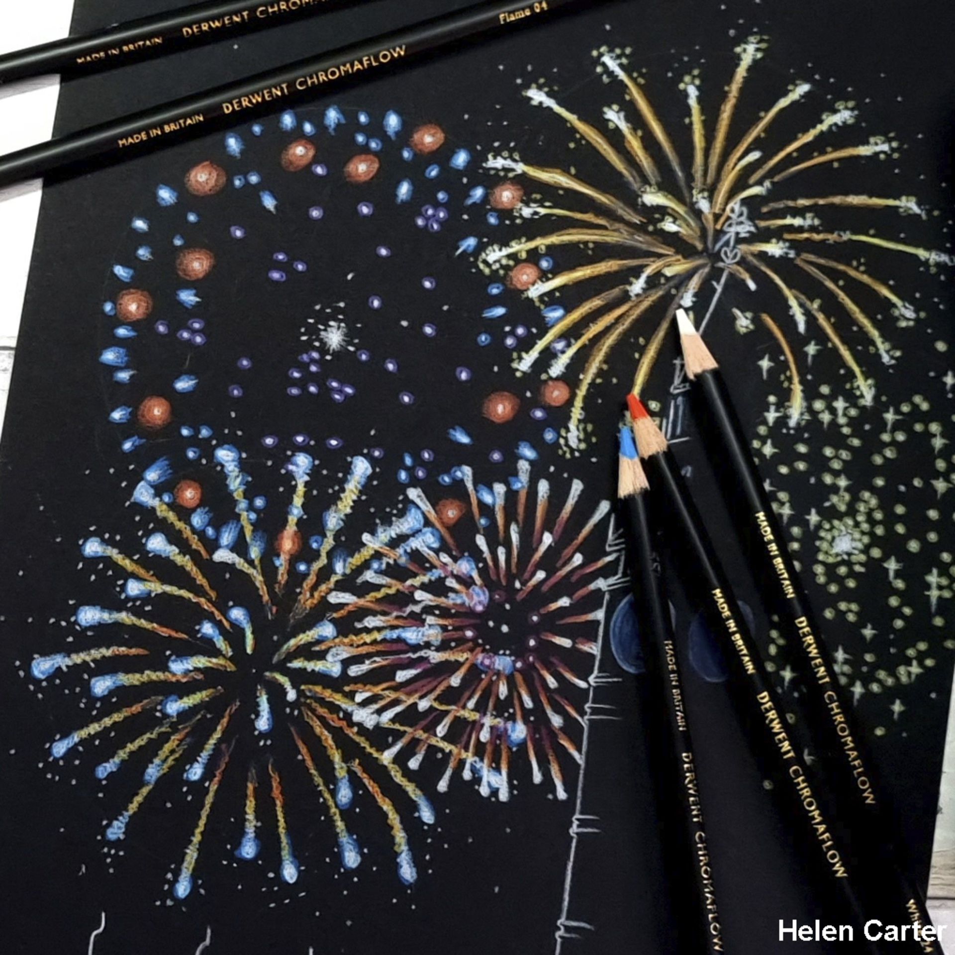 Derwent Chromaflow 150 kynälajitelma