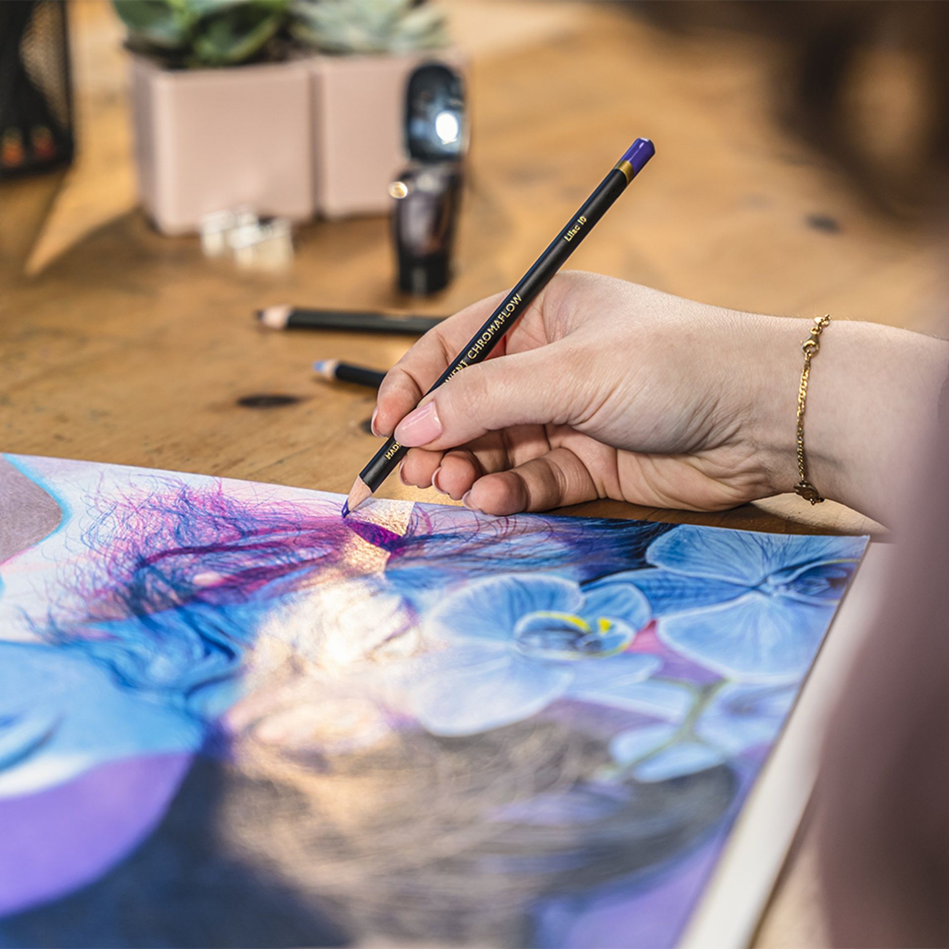 Derwent Chromaflow 100 kynälajitelma