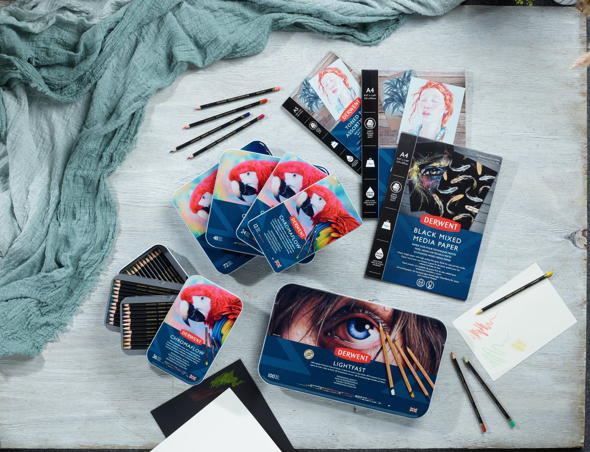 Derwent Chromaflow 36 värikynälajitelma