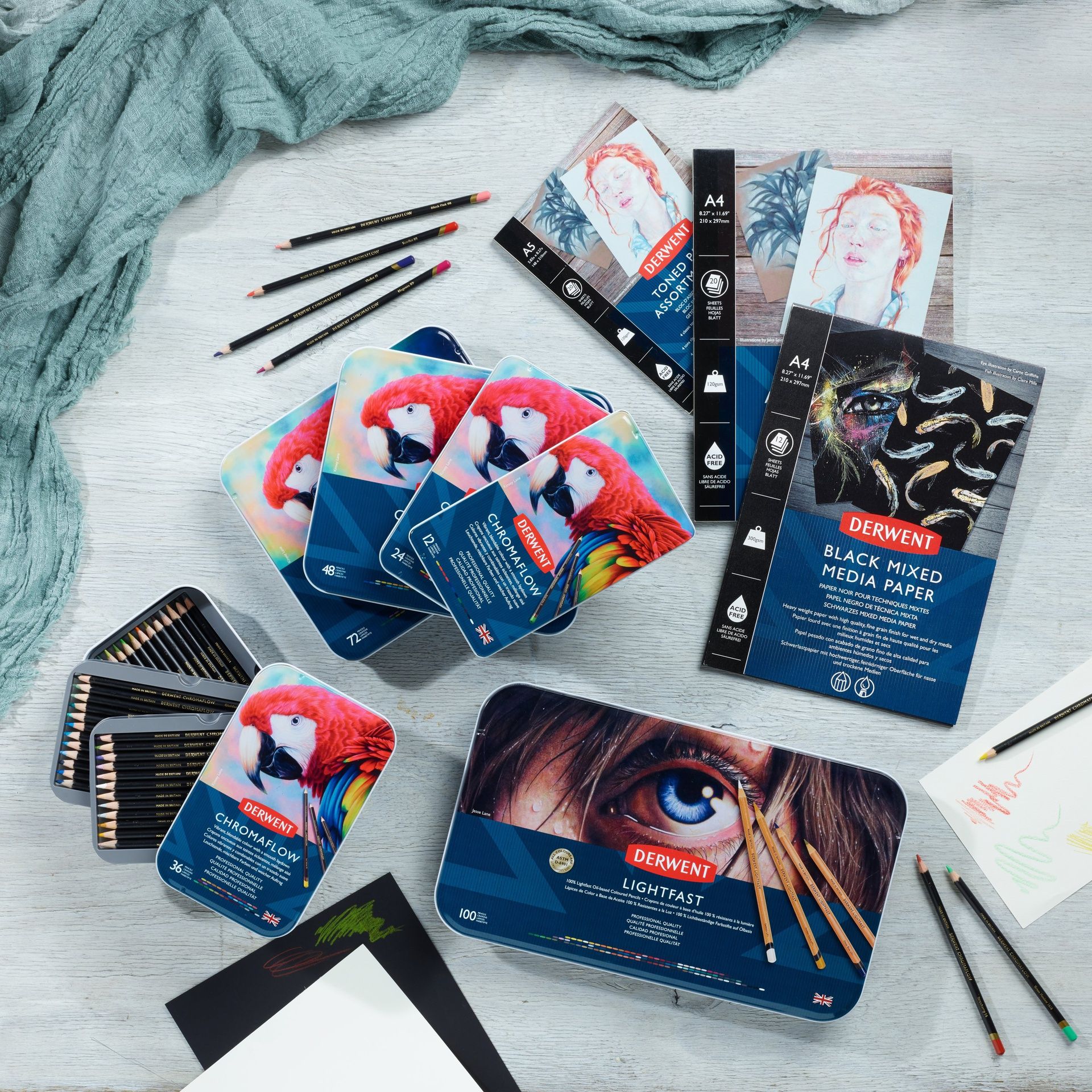 Derwent Chromaflow 36 värikynälajitelma