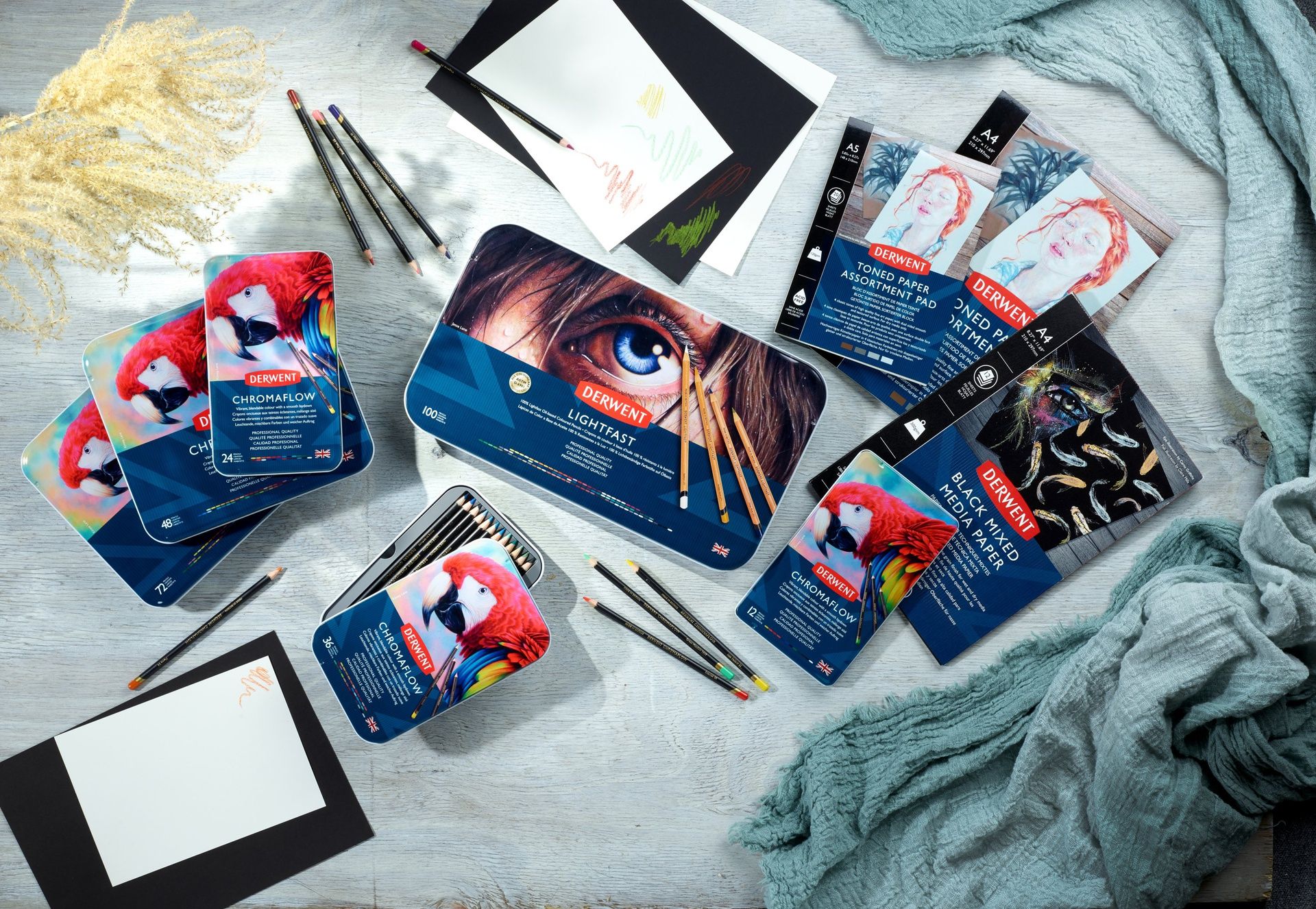 Derwent Chromaflow 36 värikynälajitelma