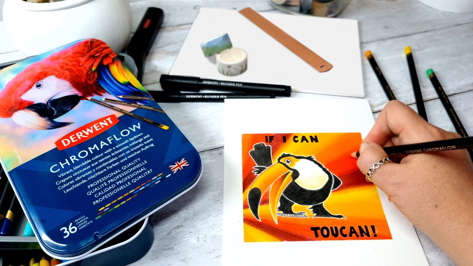 Derwent Chromaflow 36 värikynälajitelma