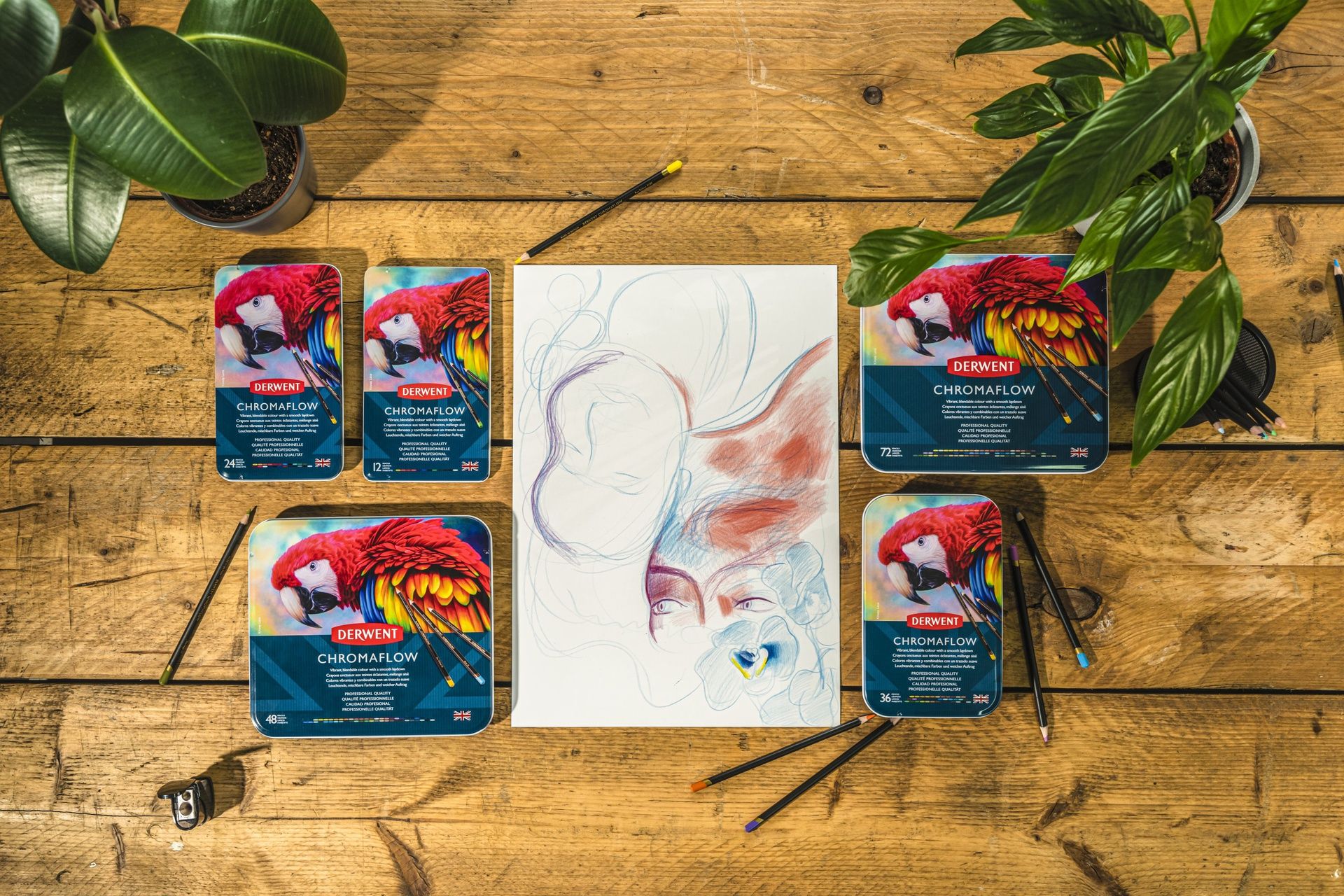 Derwent Chromaflow 36 värikynälajitelma