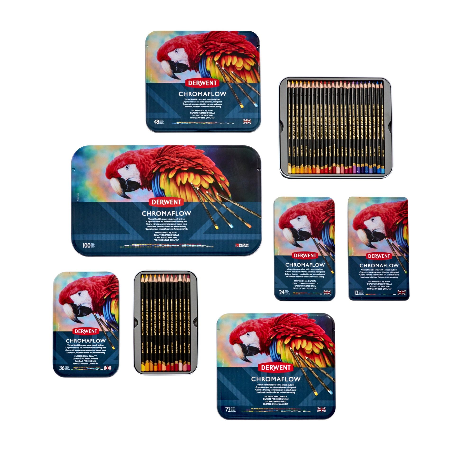 Derwent Chromaflow 36 värikynälajitelma